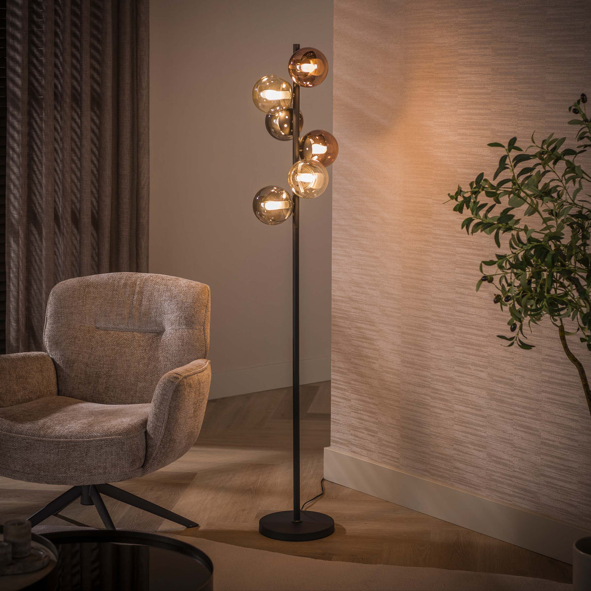 Vloerlamp Orb 6L