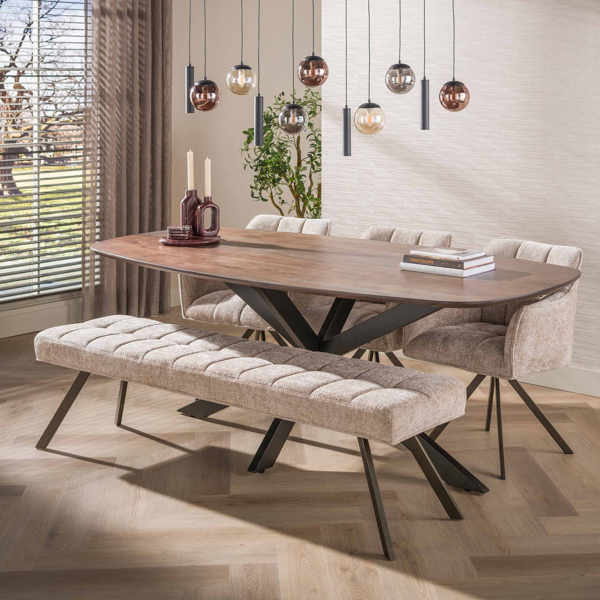 Hanglamp Orb 6+5L