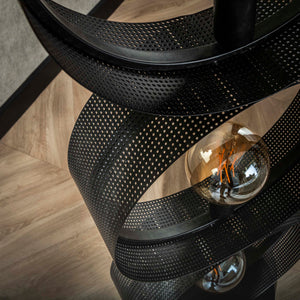 Vloerlamp Ring mesh 3L