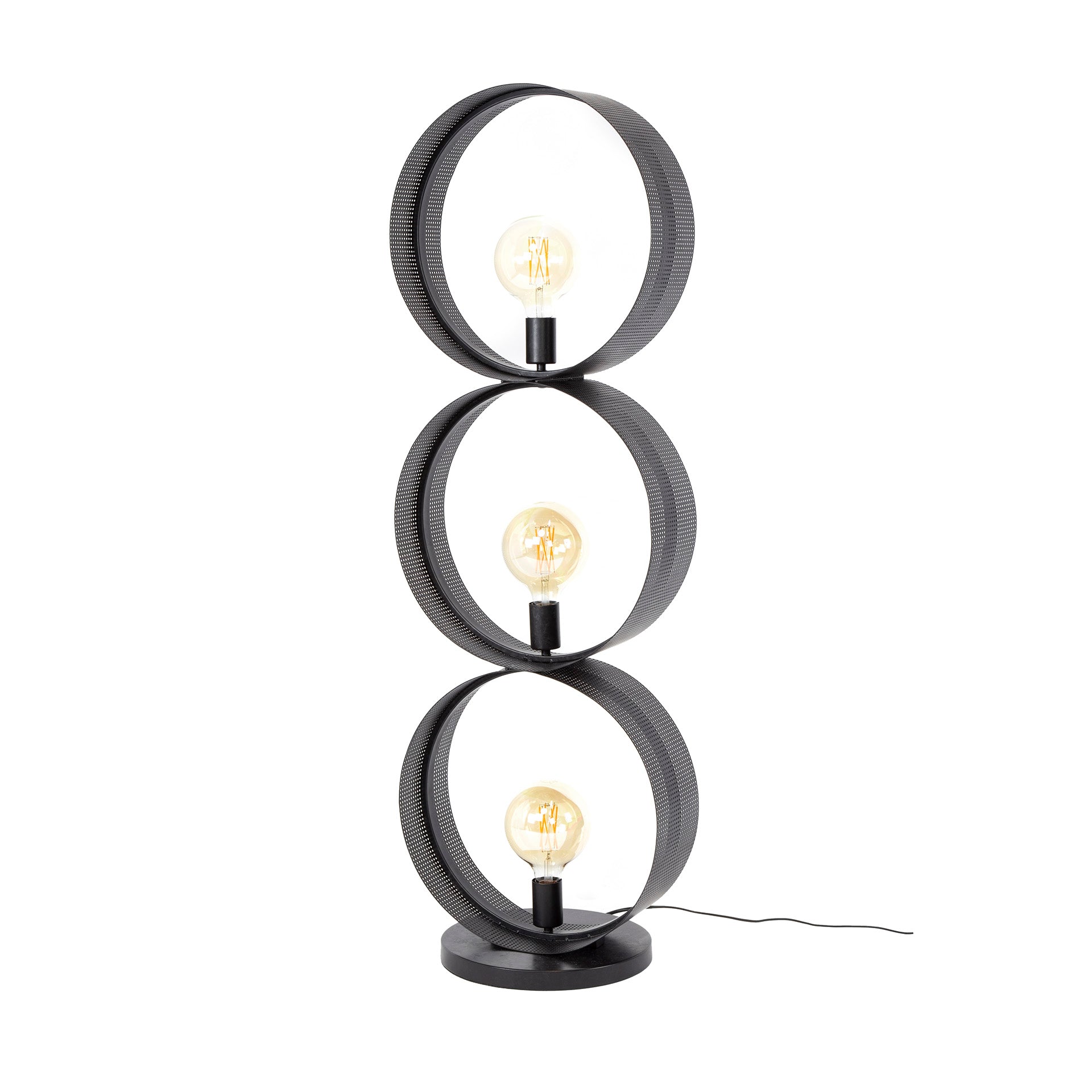 Vloerlamp Ring mesh 3L