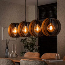 Pendant lamp Ring mesh 4L