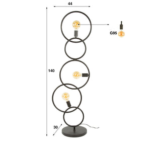 Vloerlamp Loop 3L