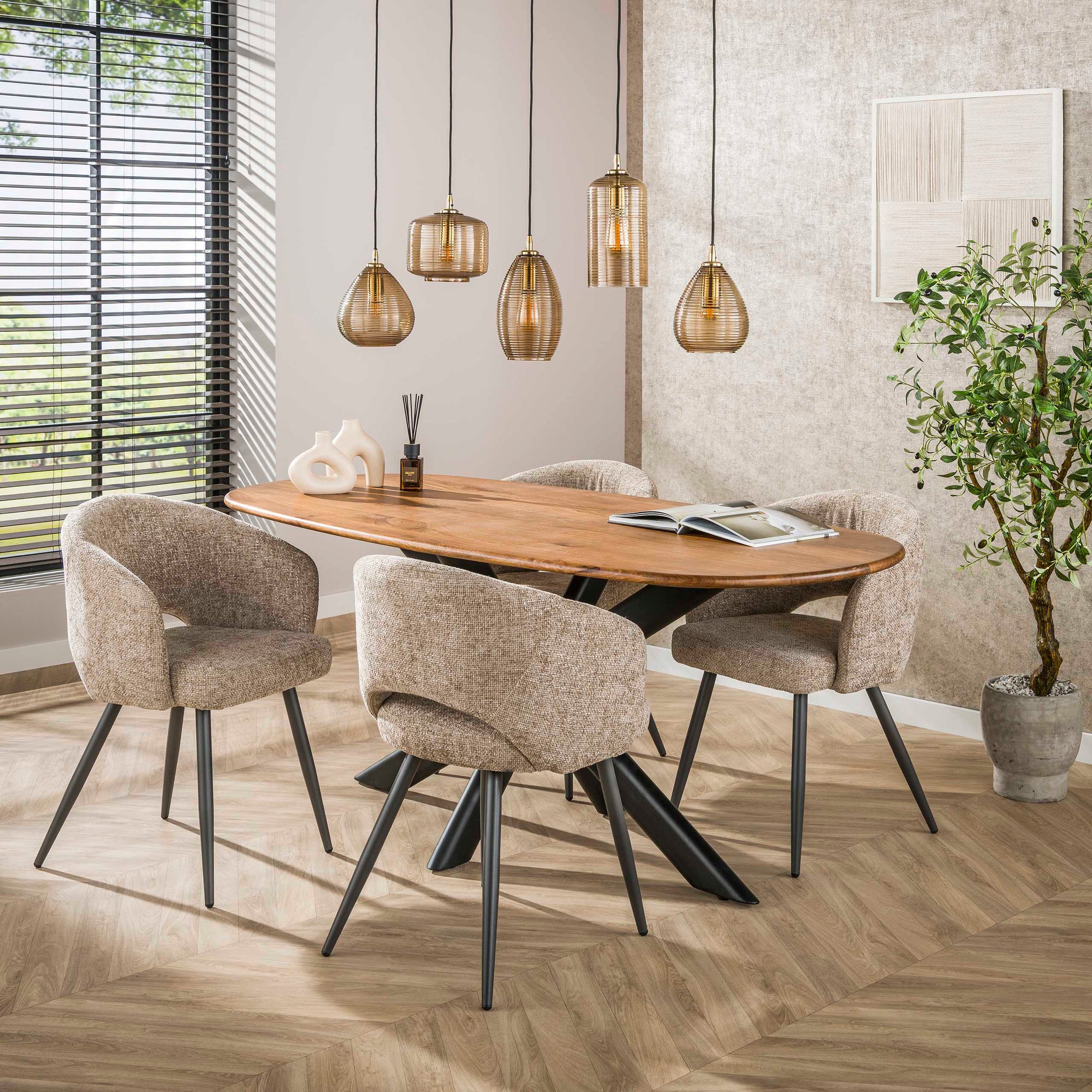 Hanglamp Stripe Horizontal 5L