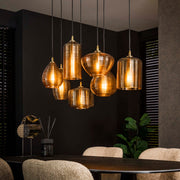 Hanglamp Stripe Horizontal 4+3L