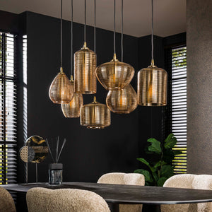 Hanglamp Stripe Horizontal 4+3L
