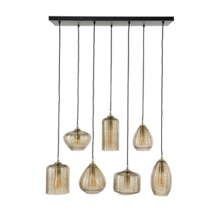 Hanglamp Stripe Horizontal 4+3L