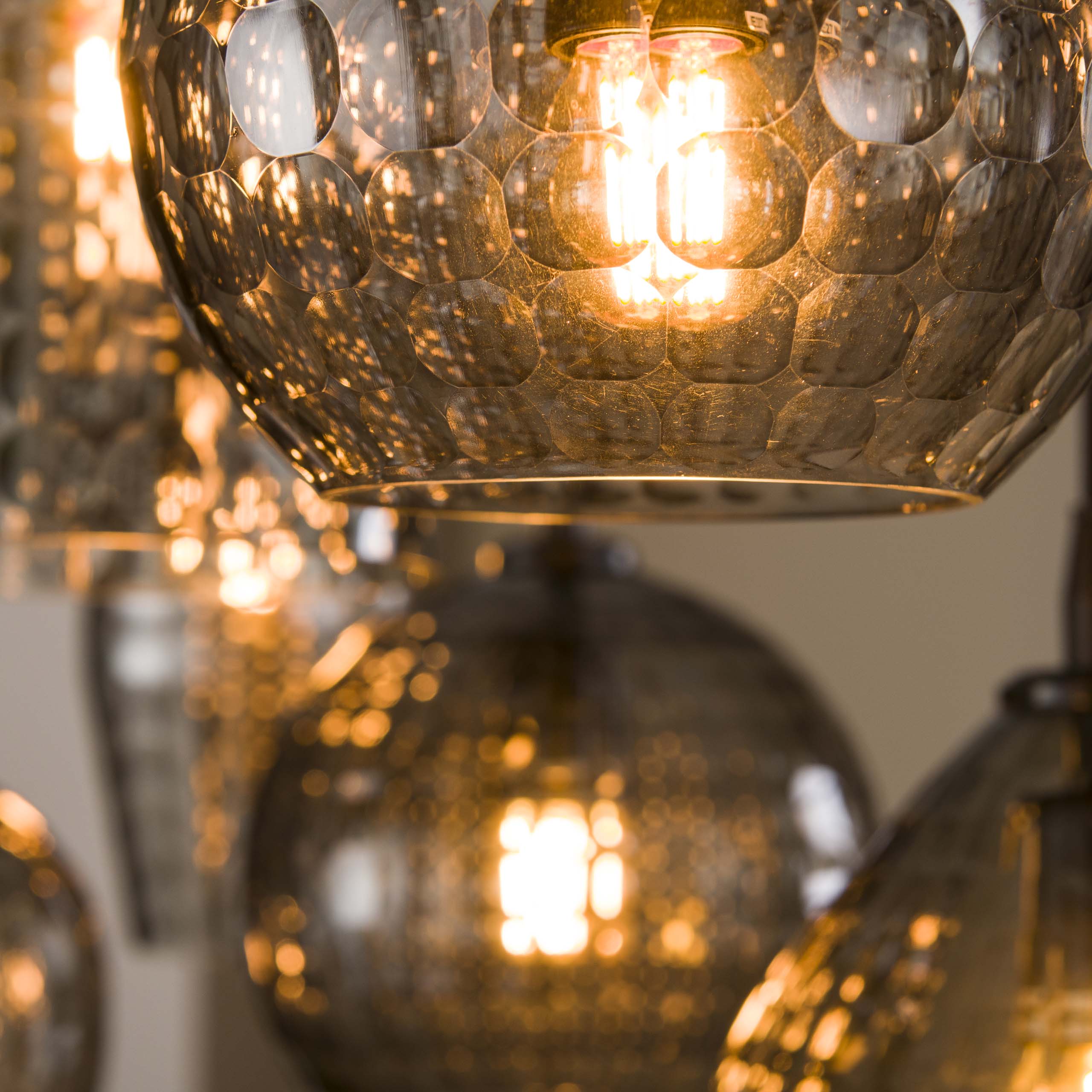 Hanglamp Hexagon 4+3L