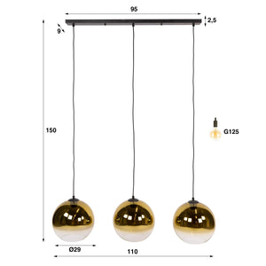 Hanglamp Bubble Shaded 3L