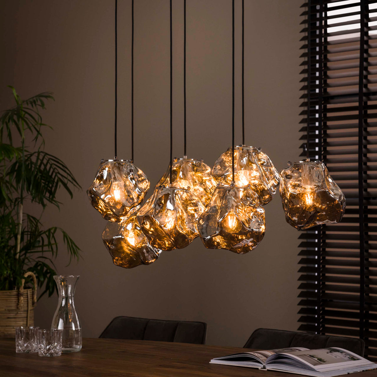 Hanglamp Rock 4+3L