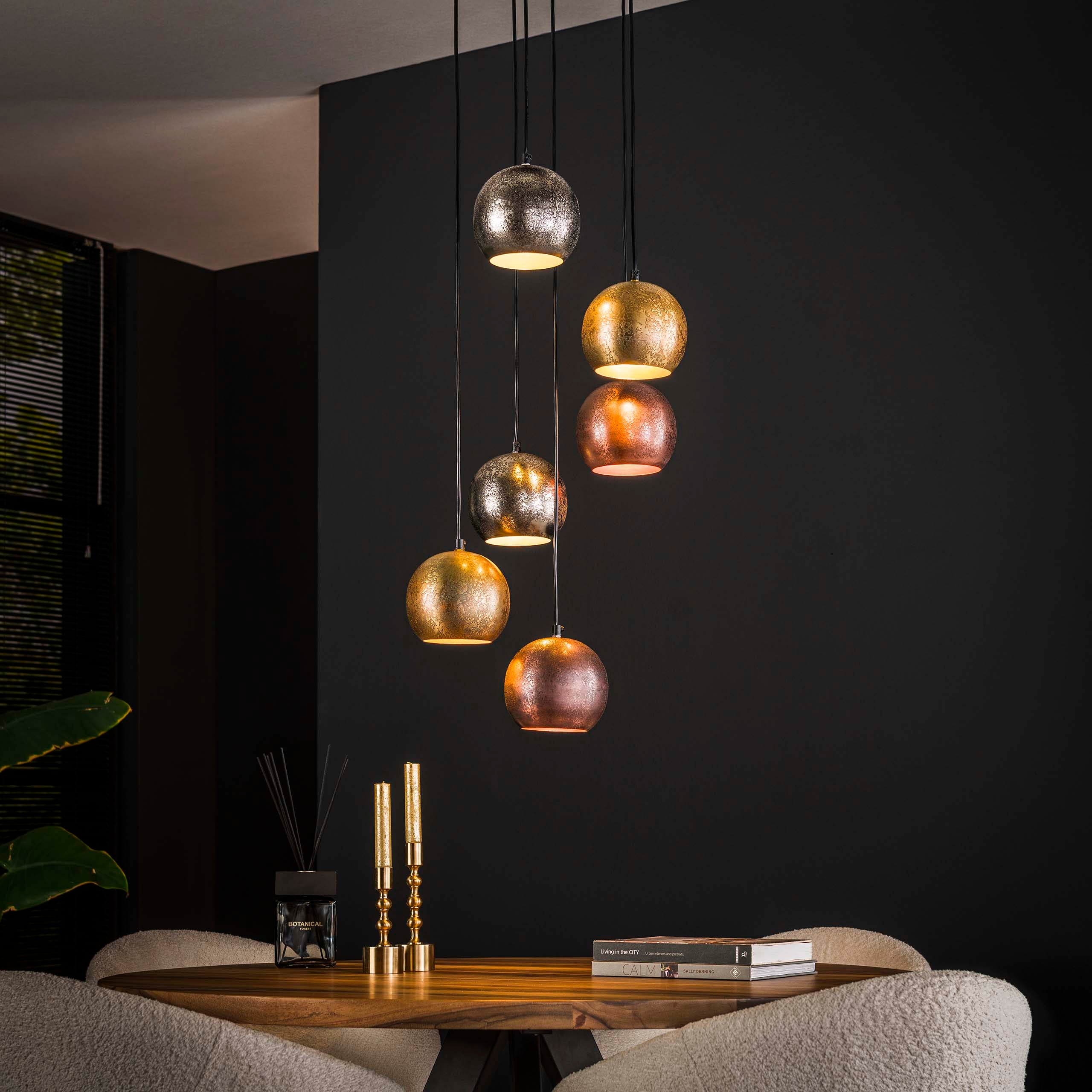 Hanglamp Bol Metal 6L