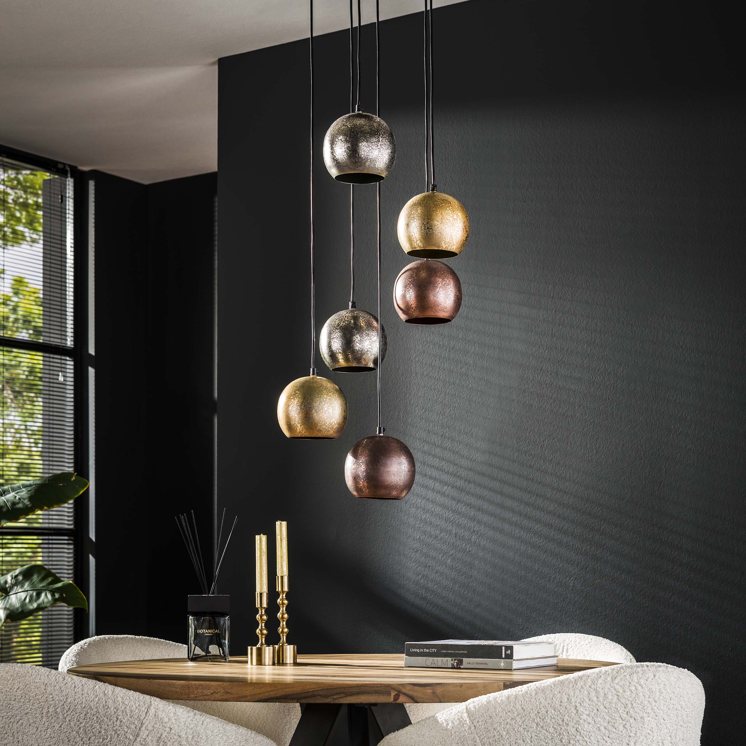 Hanglamp Bol Metal 6L