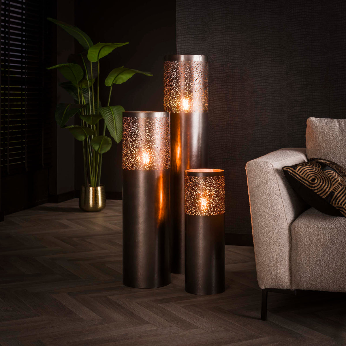 Vloerlamp Cylinder Glow 1L 60