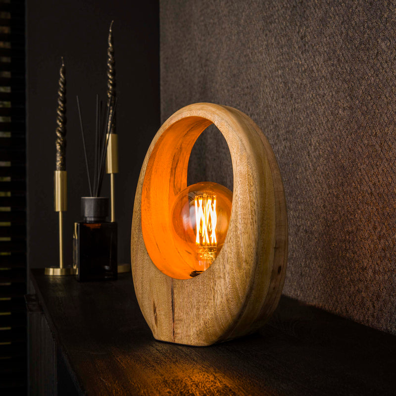 Tafellamp Arch Wood 1L