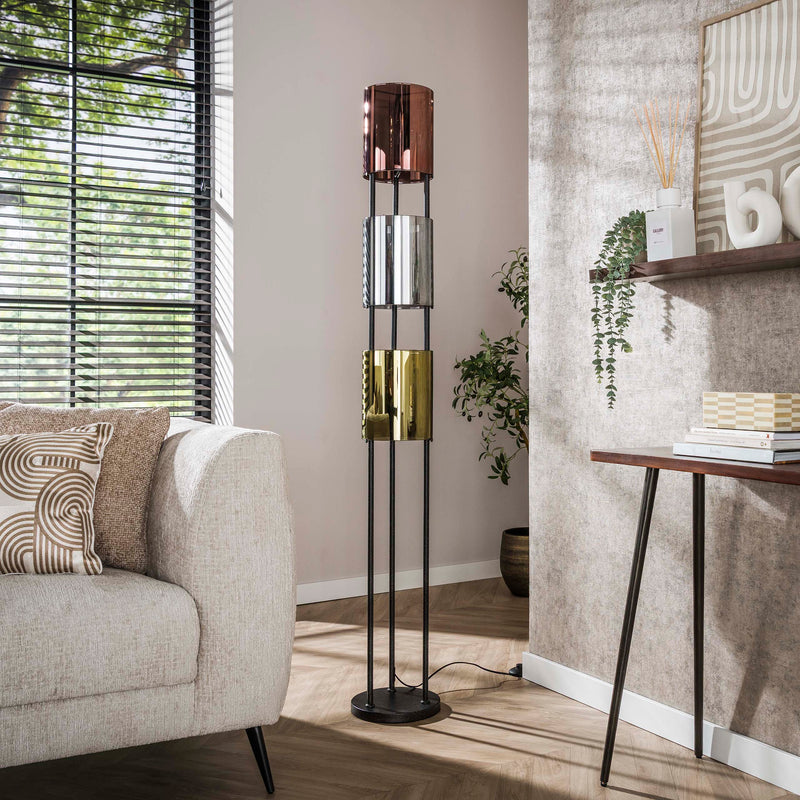 Vloerlamp Lucente Tricolore 3L