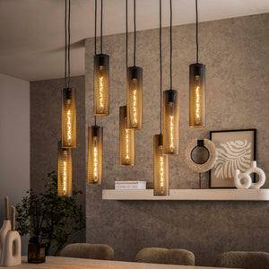 Hanglamp Tube Mesh 5+4L