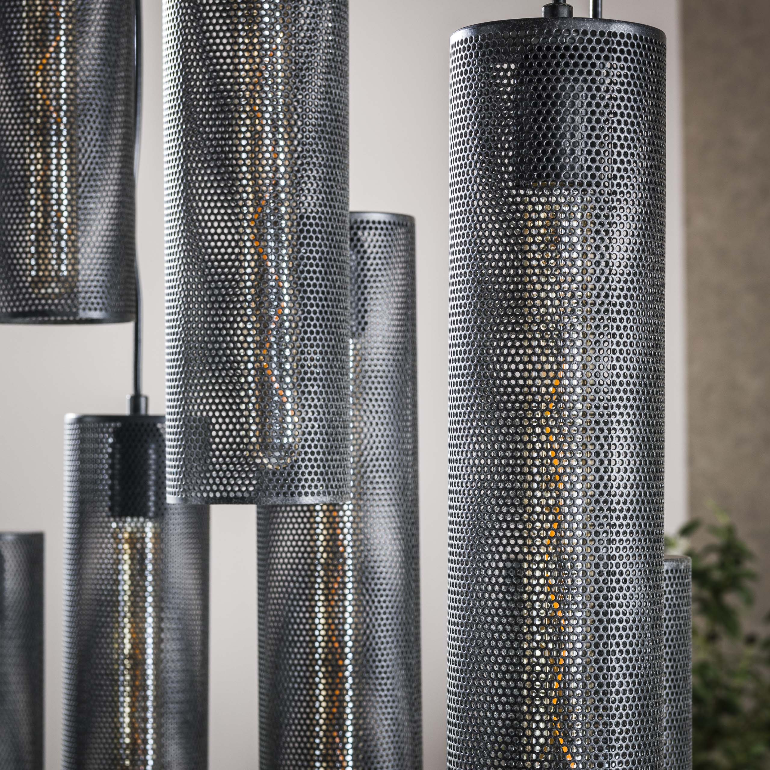 Hanglamp Tube Mesh 5+4L