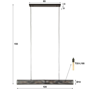 Hanglamp Tube Mesh 4L 120