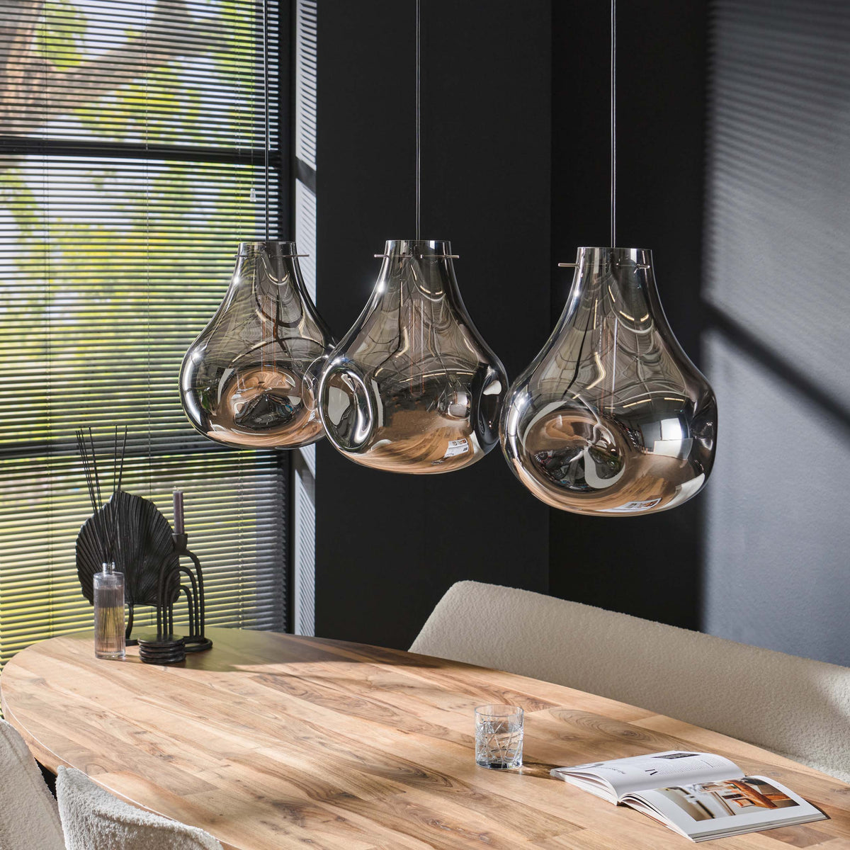 Hanglamp Dent Glass 3L