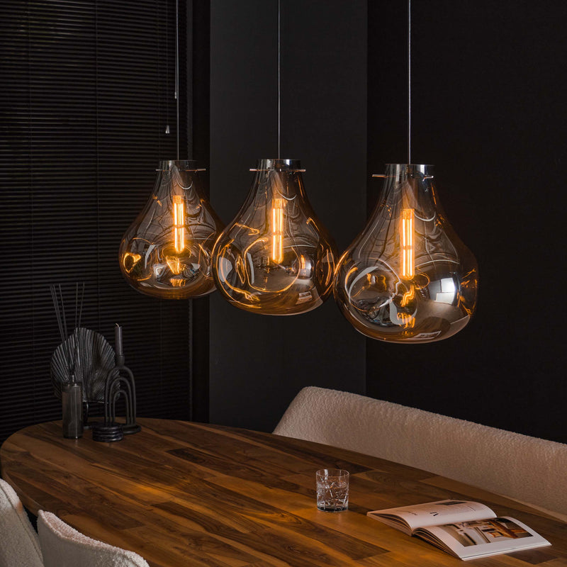 Hanglamp Dent Glass 3L - foto 2