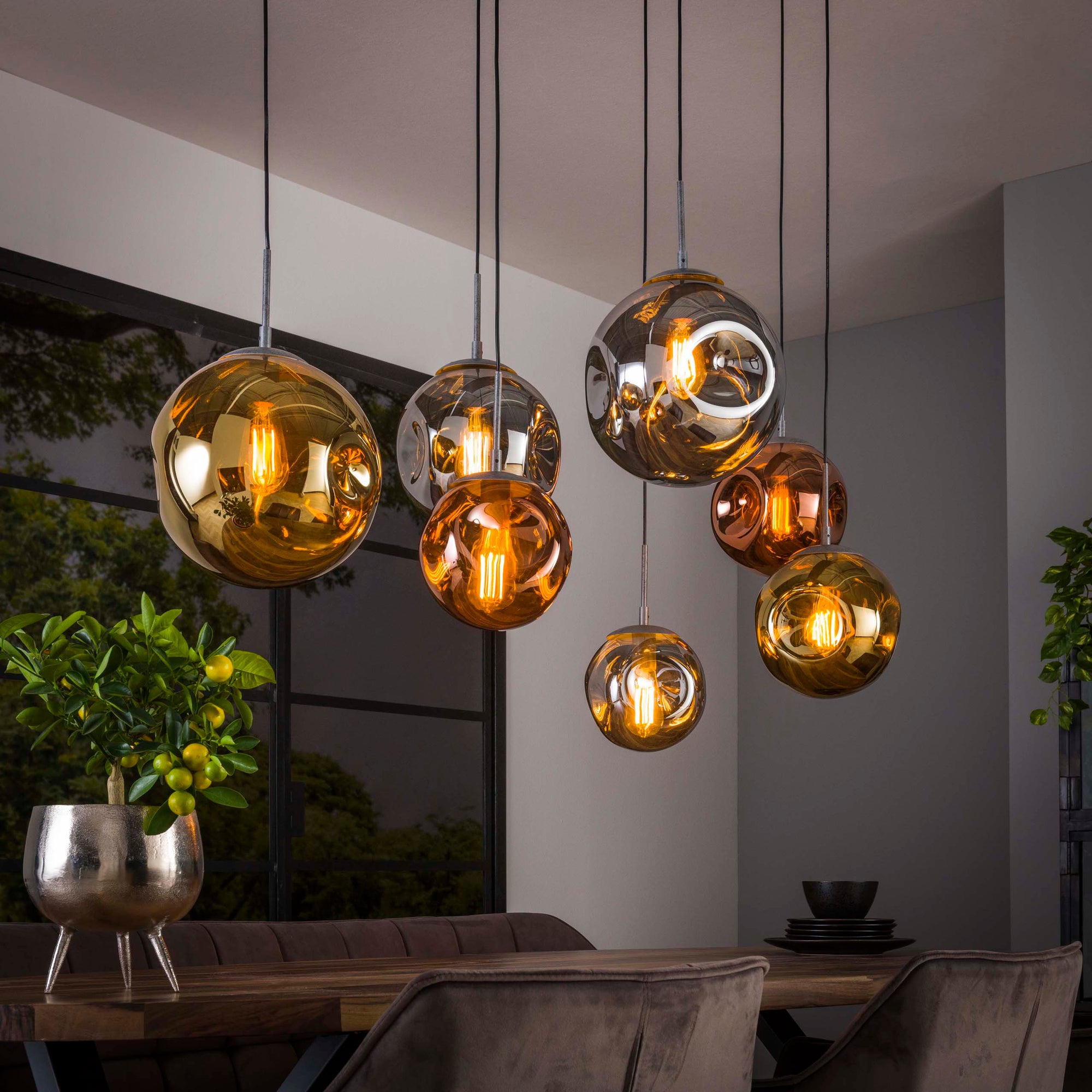 Hanglamp Stellar 4+3L