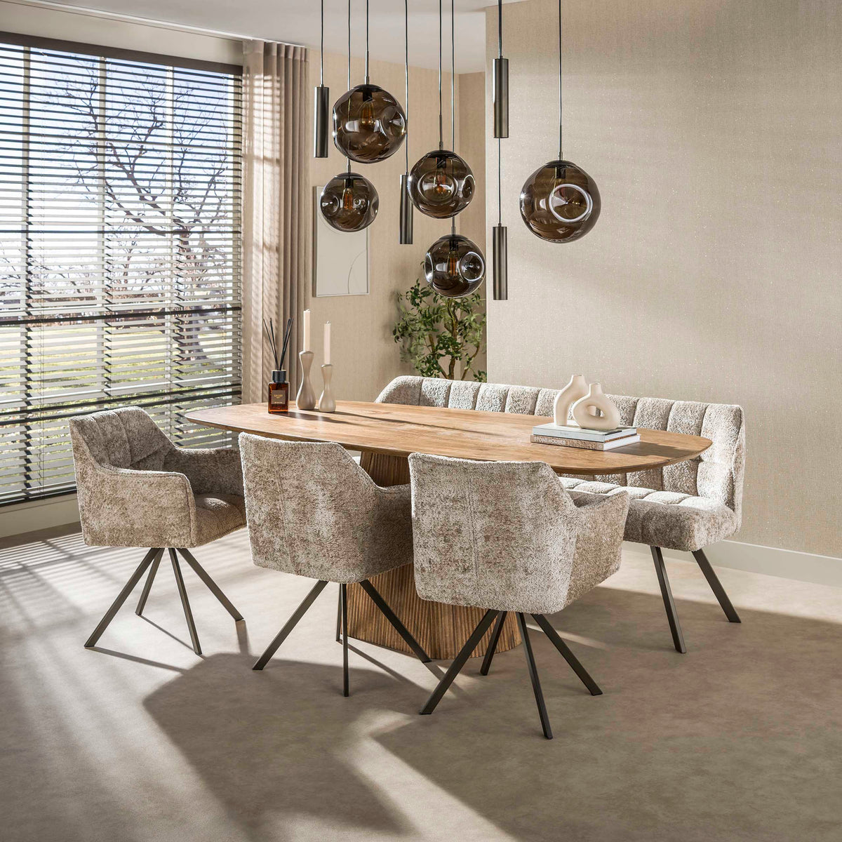 Hanglamp Stellar pendel 5+4L