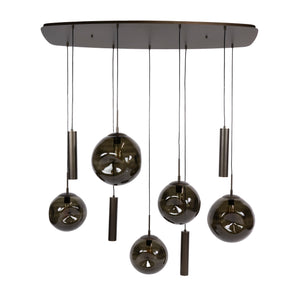 Hanglamp Stellar pendel 5+4L