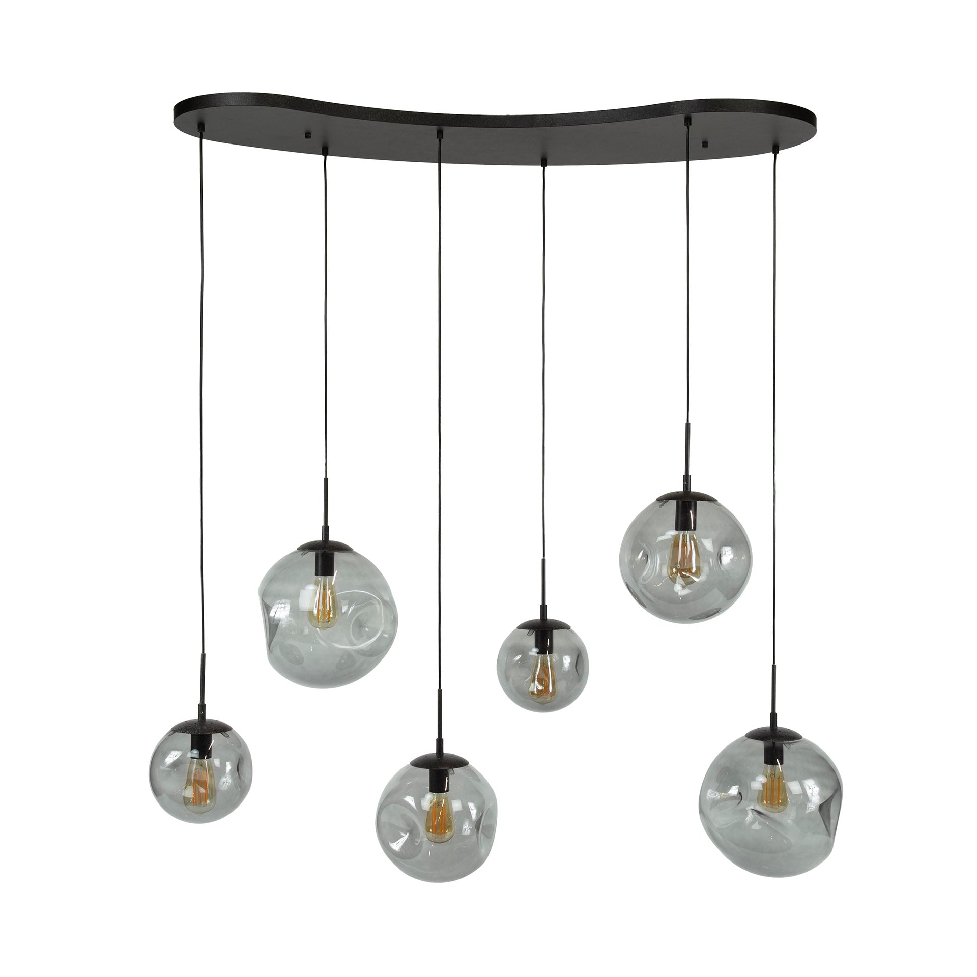 Hanglamp Stellar Black 6L
