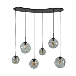 Hanglamp Stellar Black 6L