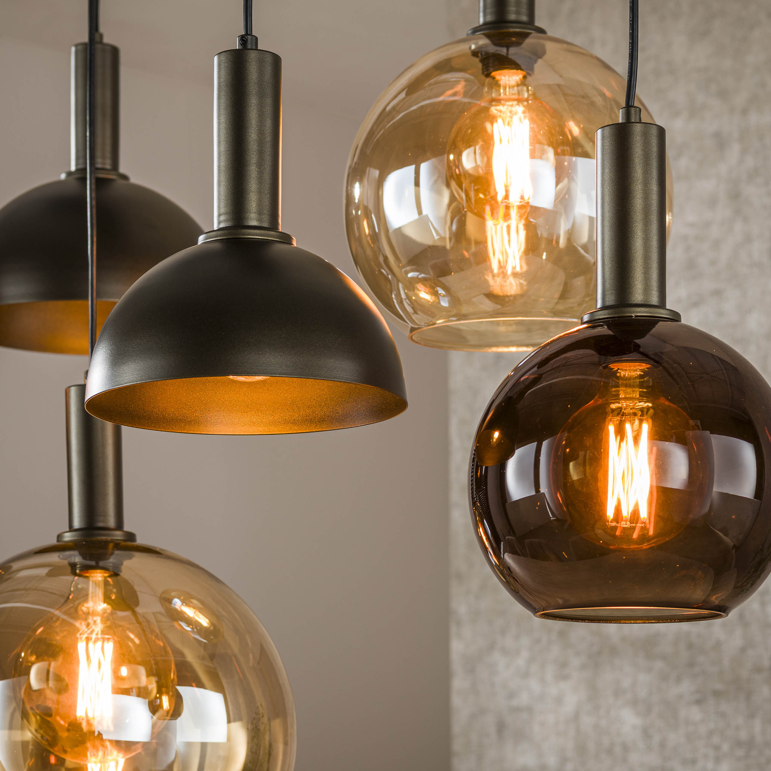 Hanglamp Cluster 4+3L