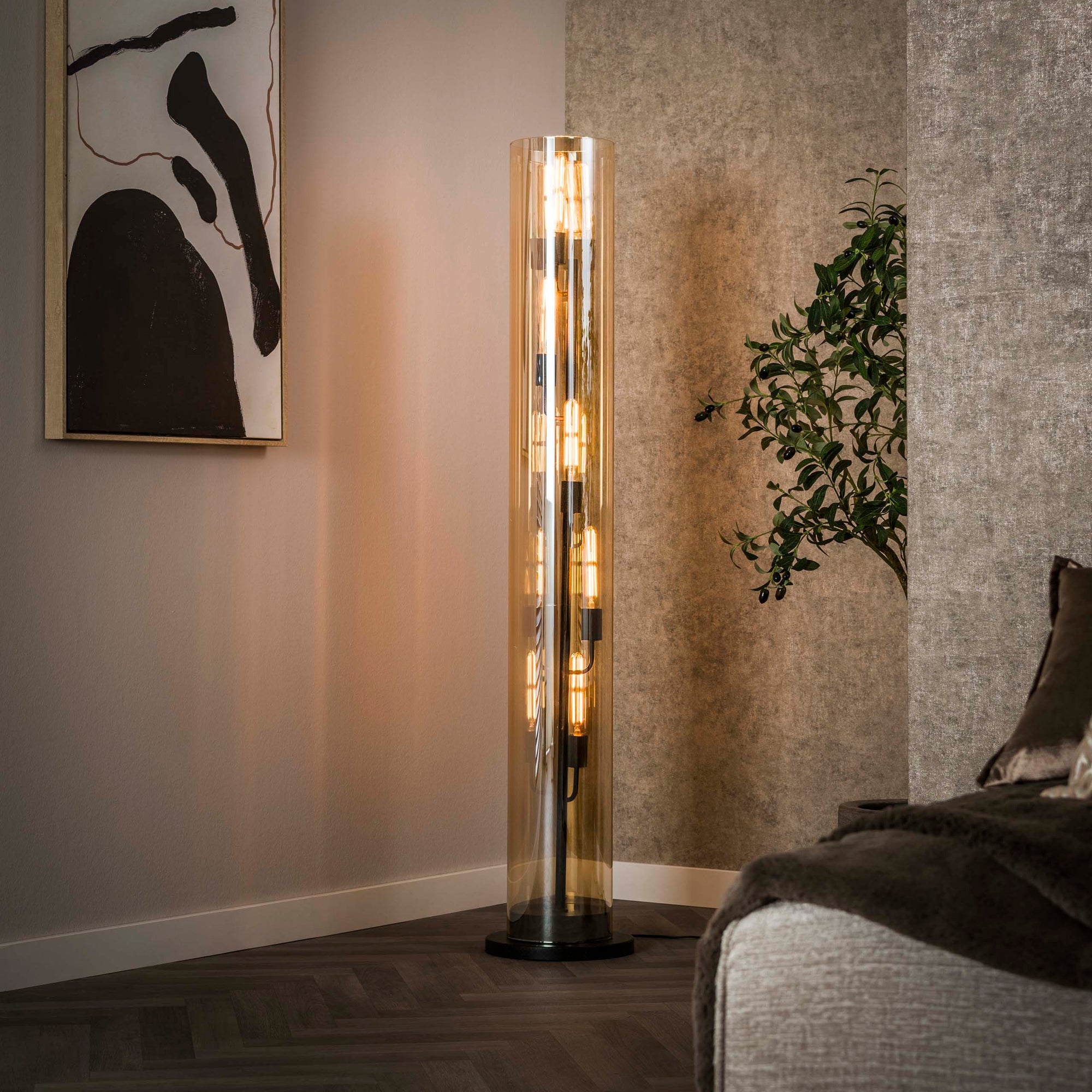 Vloerlamp Tube Glass 5L