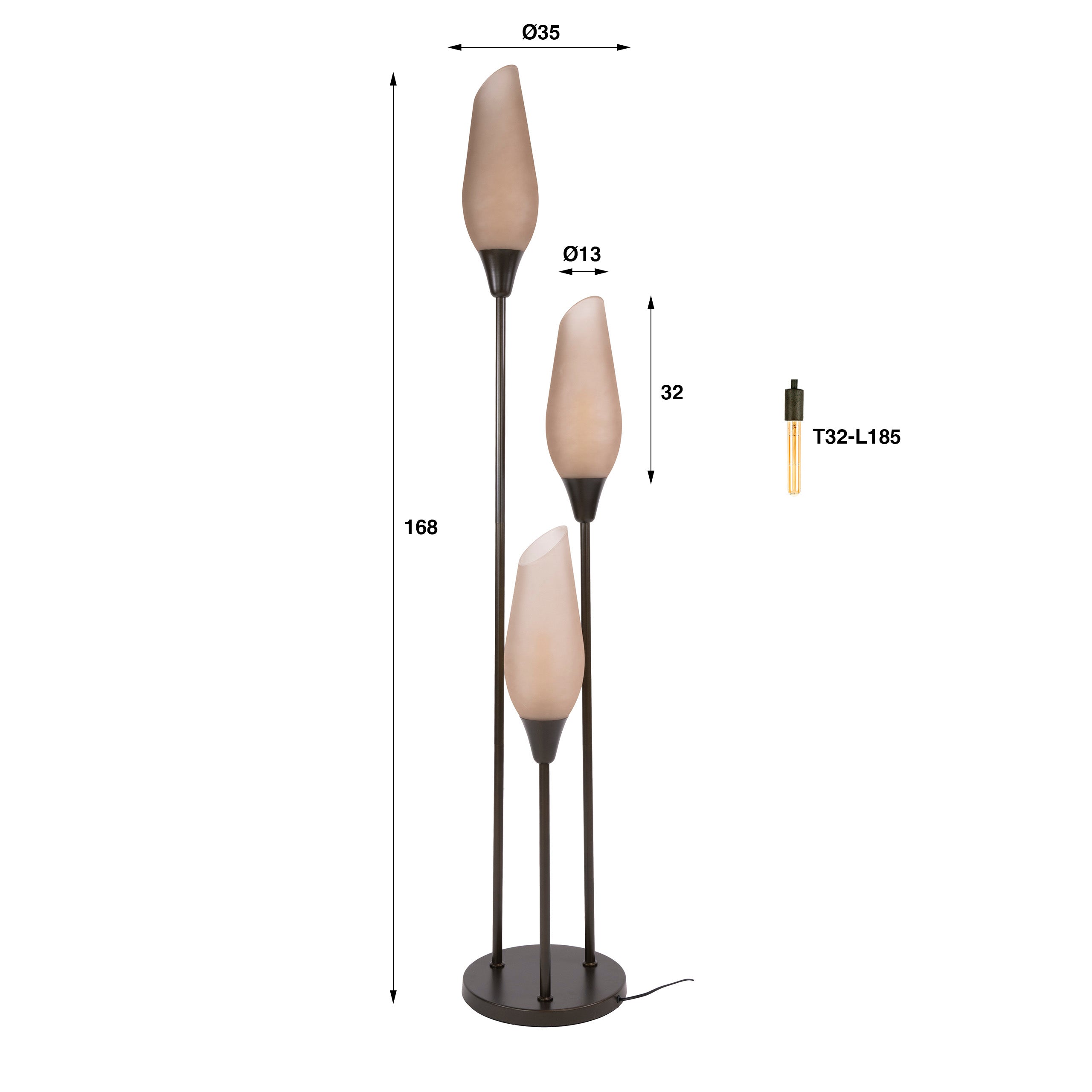 Vloerlamp Cocoon 3L