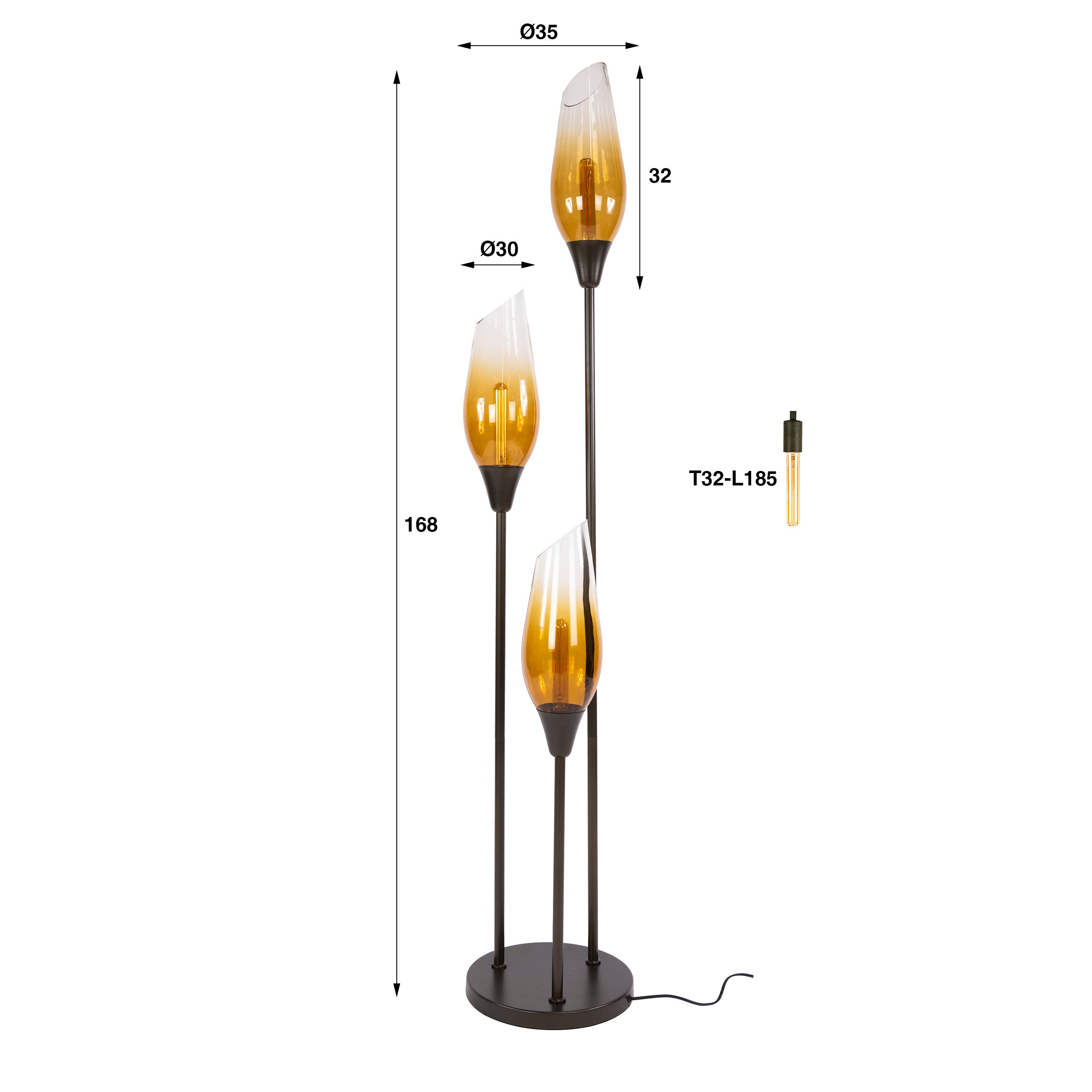 Vloerlamp Cocoon 3L