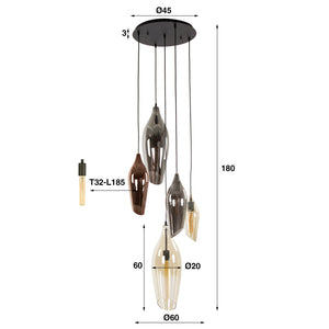 Hanglamp Cocoon 5L - foto 6