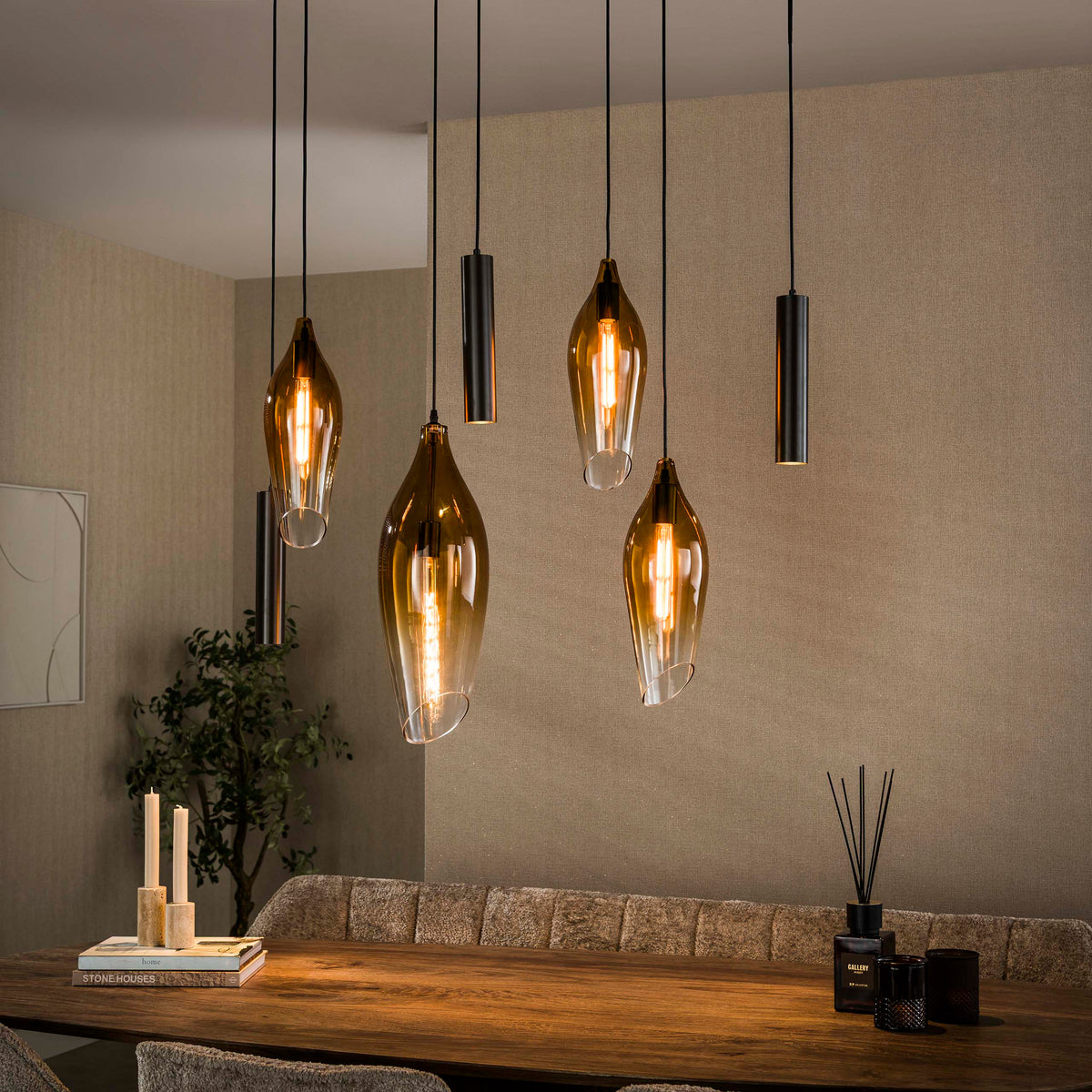 Hanglamp Cocoon pendel 4+3L - foto 13
