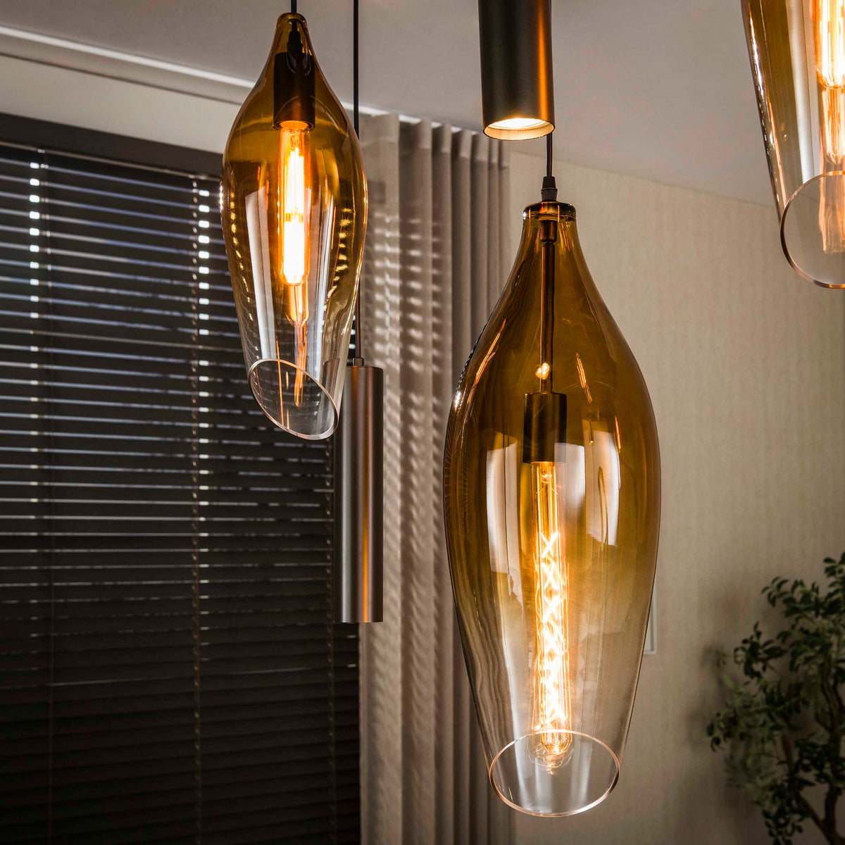 Hanglamp Cocoon pendel 4+3L