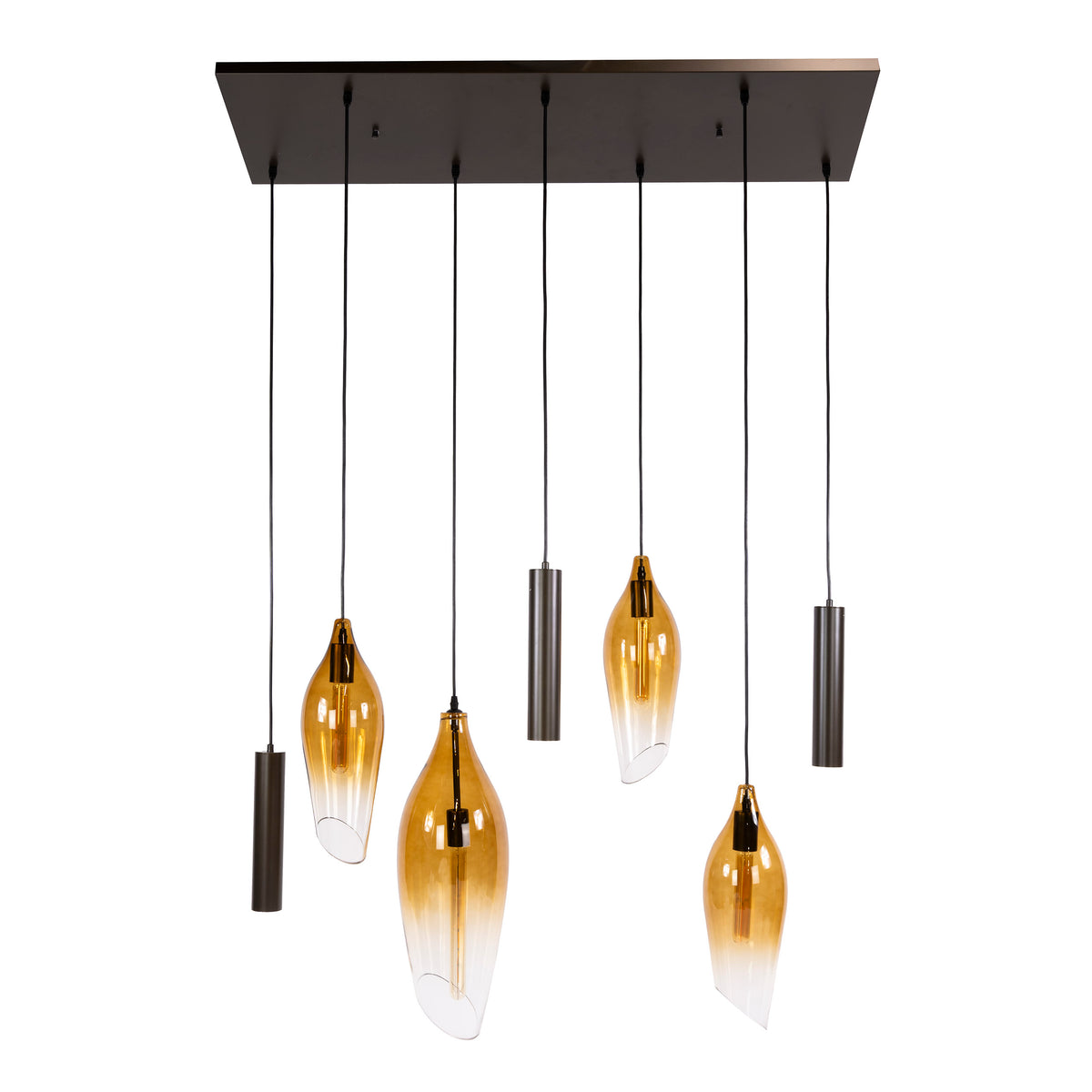 Hanglamp Cocoon pendel 4+3L