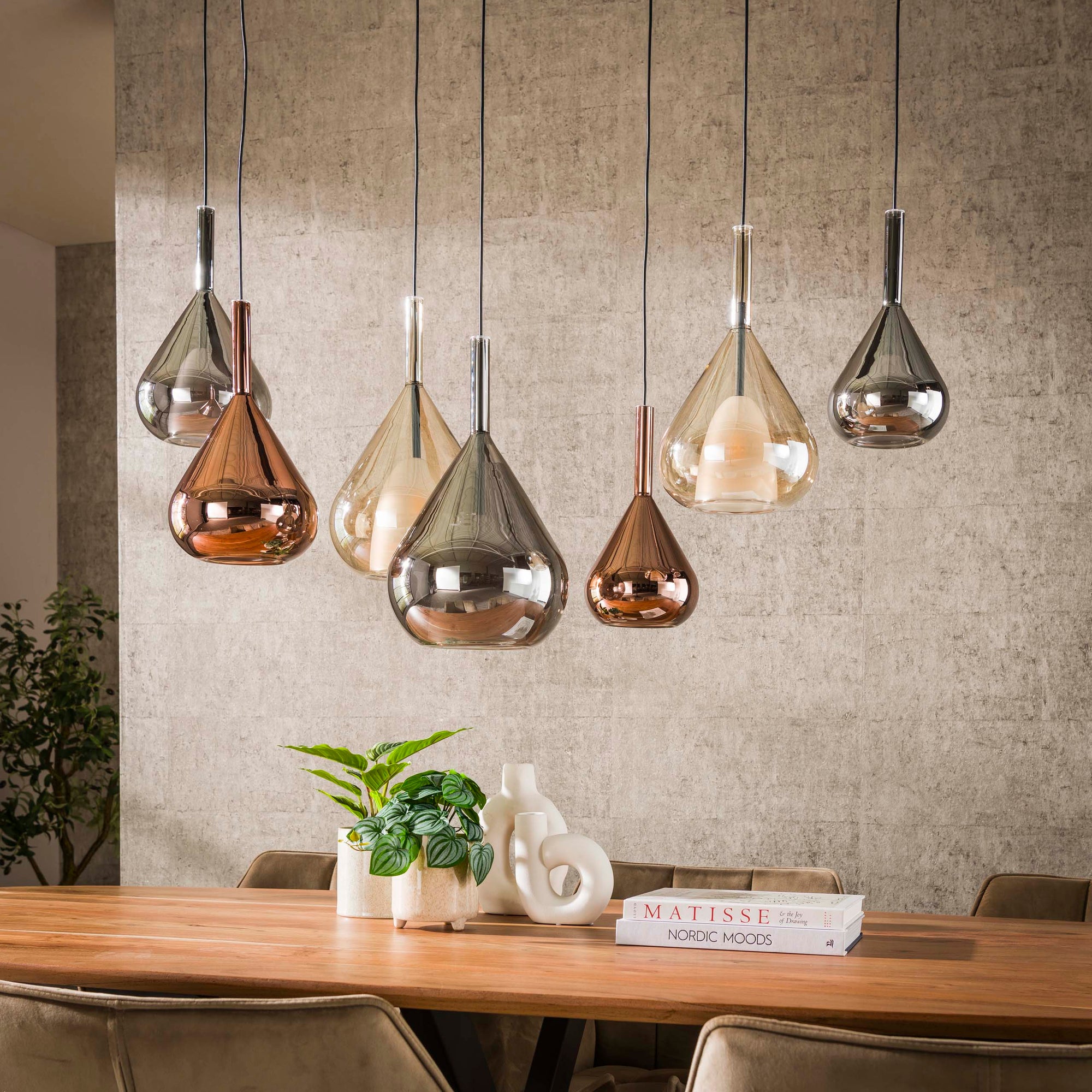 Hanglamp Wings 4+3L