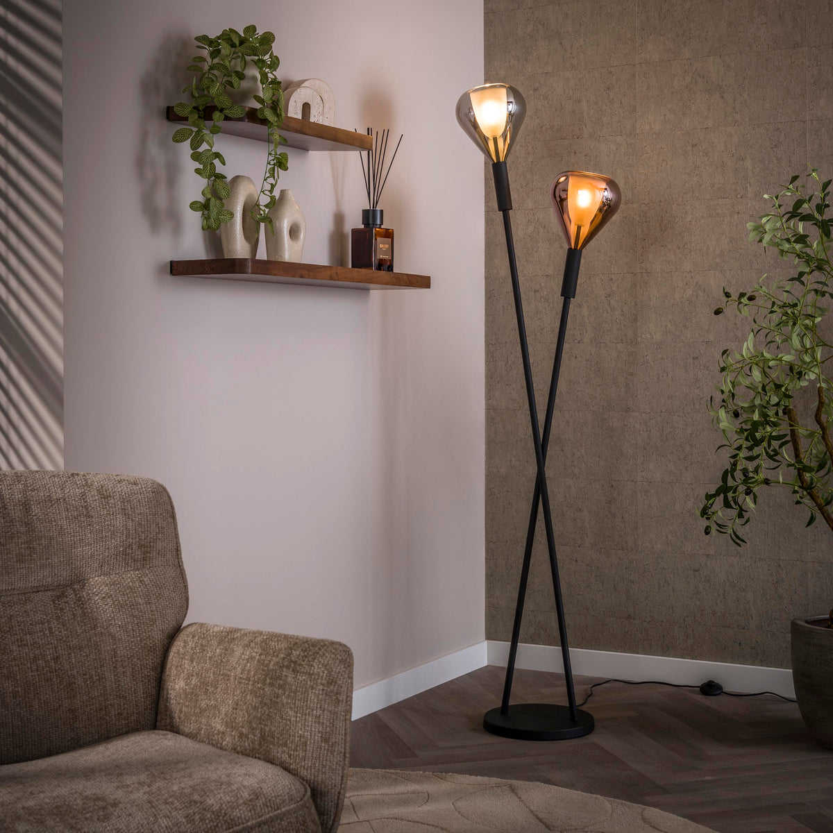 Vloerlamp Wings 2L