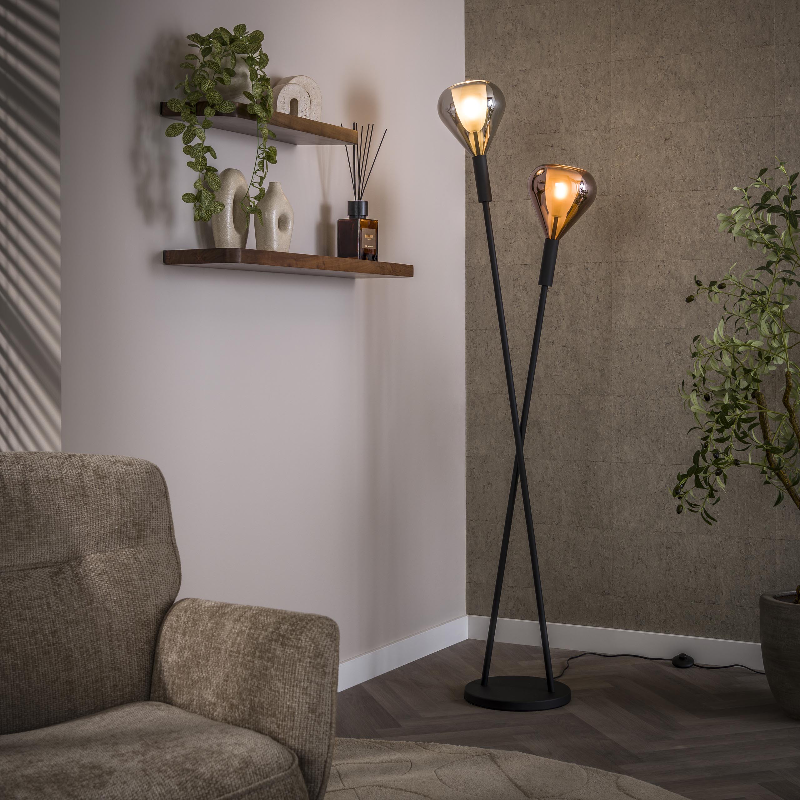Vloerlamp Wings 2L