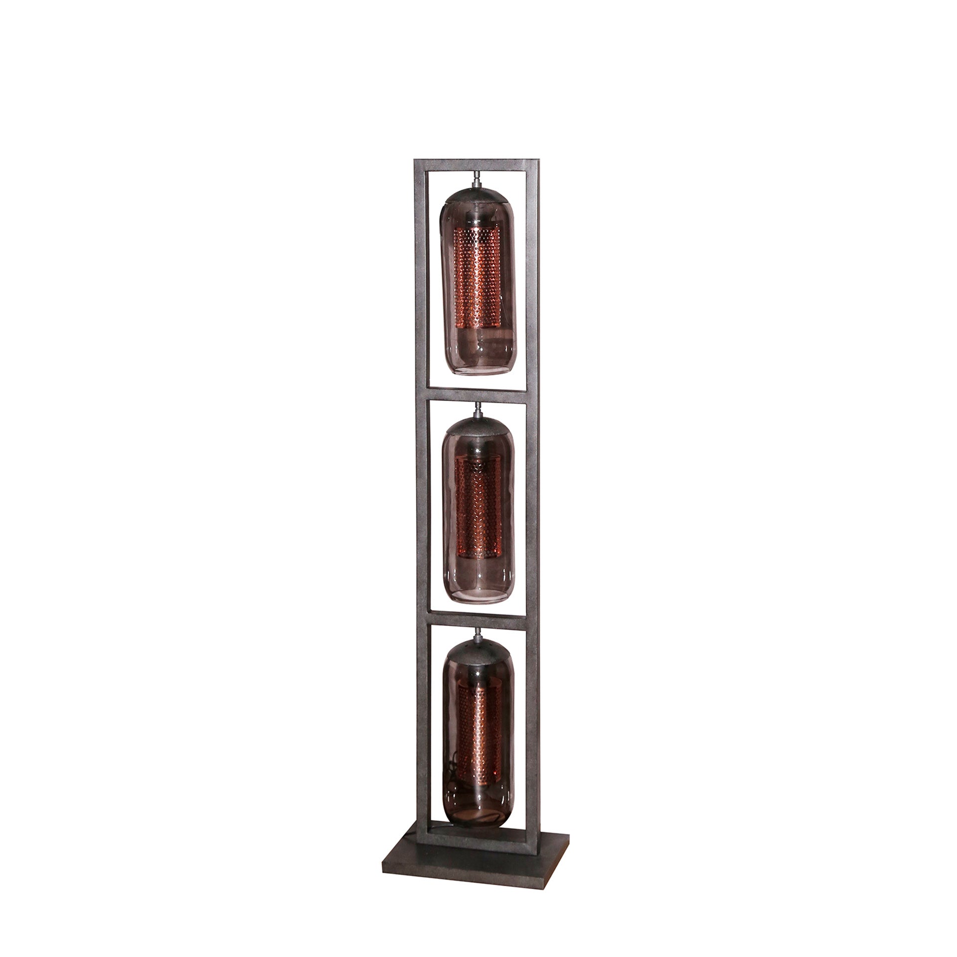 Vloerlamp Smoke Mesh 3L