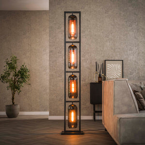 Vloerlamp Smoke Mesh 4L