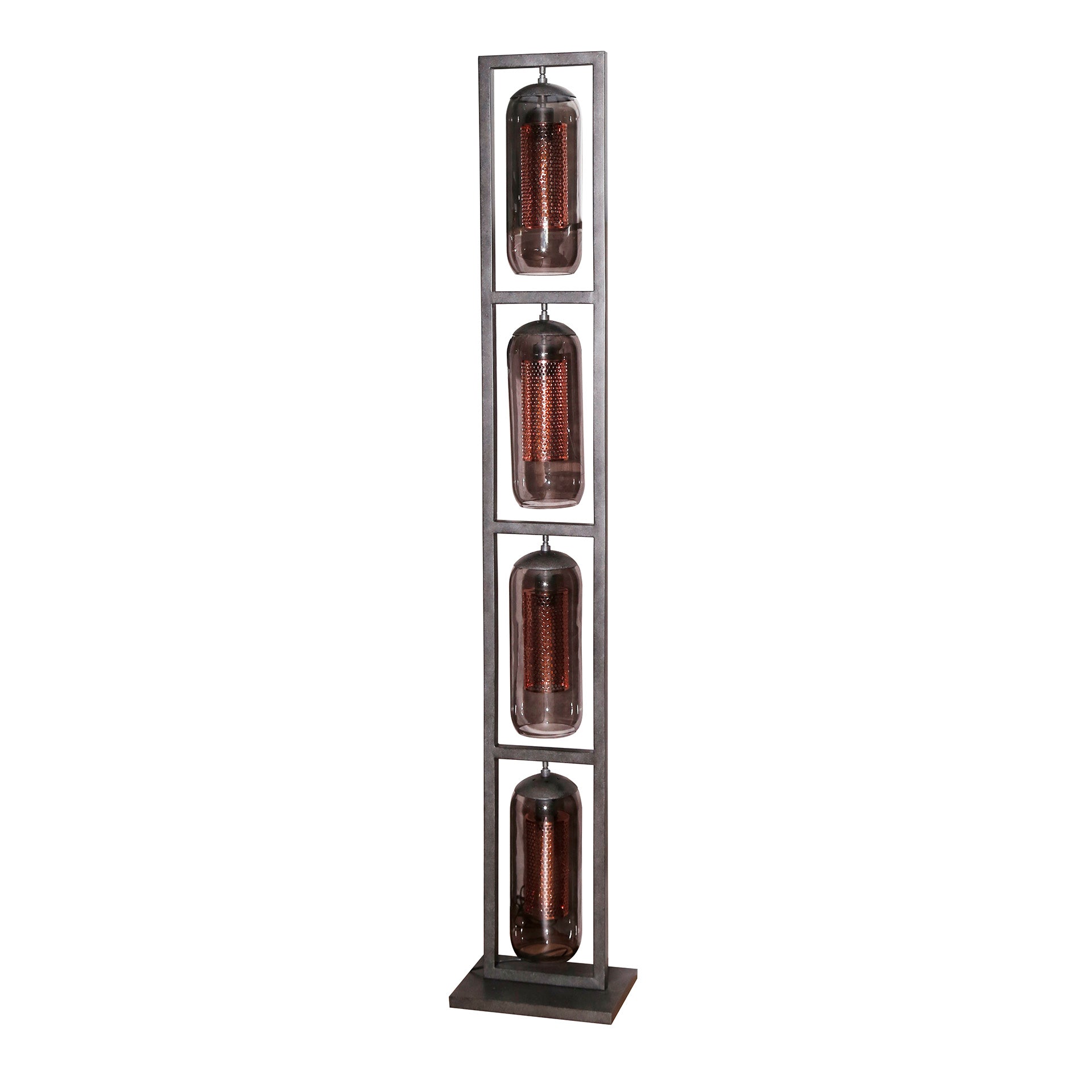 Vloerlamp Smoke Mesh 4L