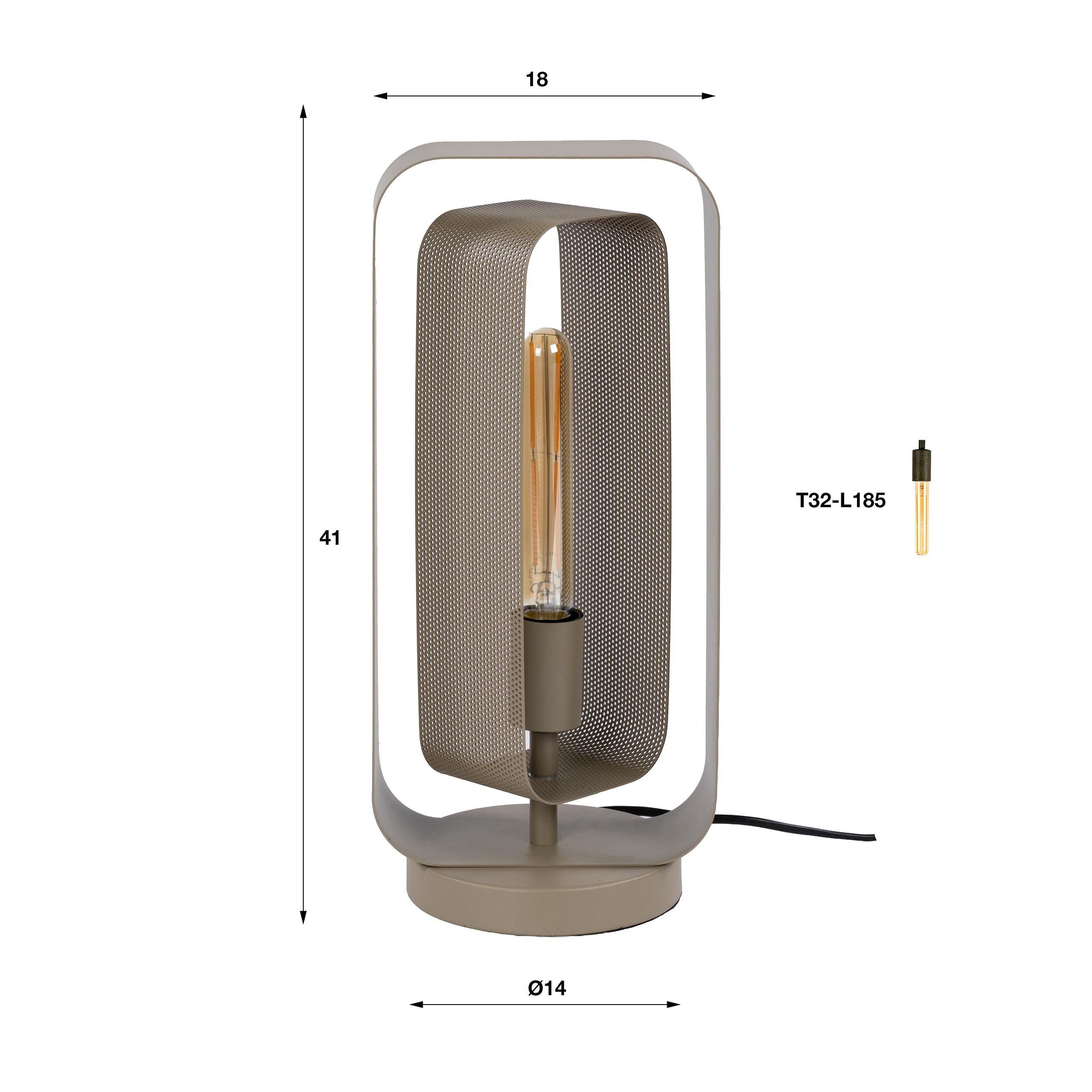 Table lamp Mesh Rotate 1L