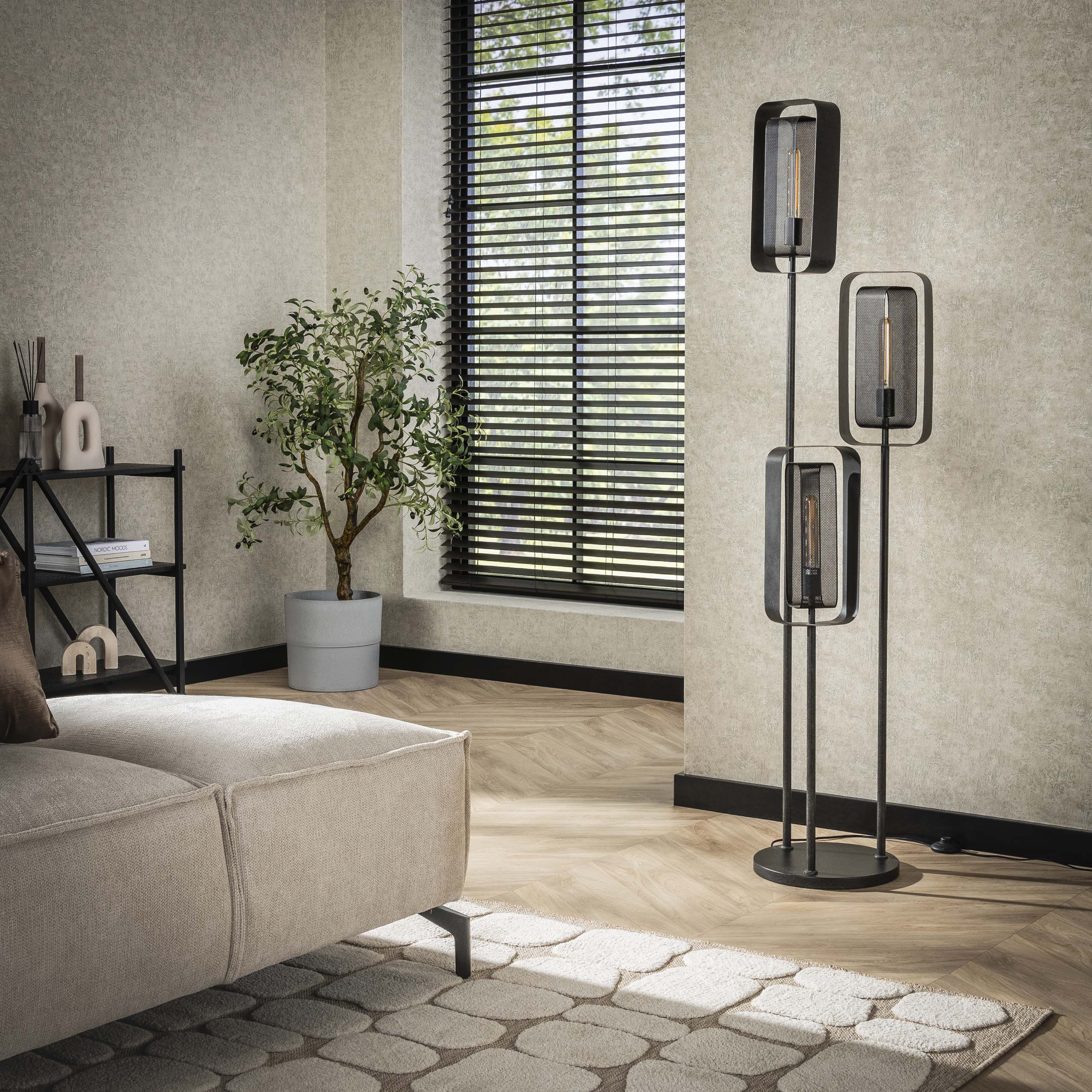 Vloerlamp Mesh Rotate 3L