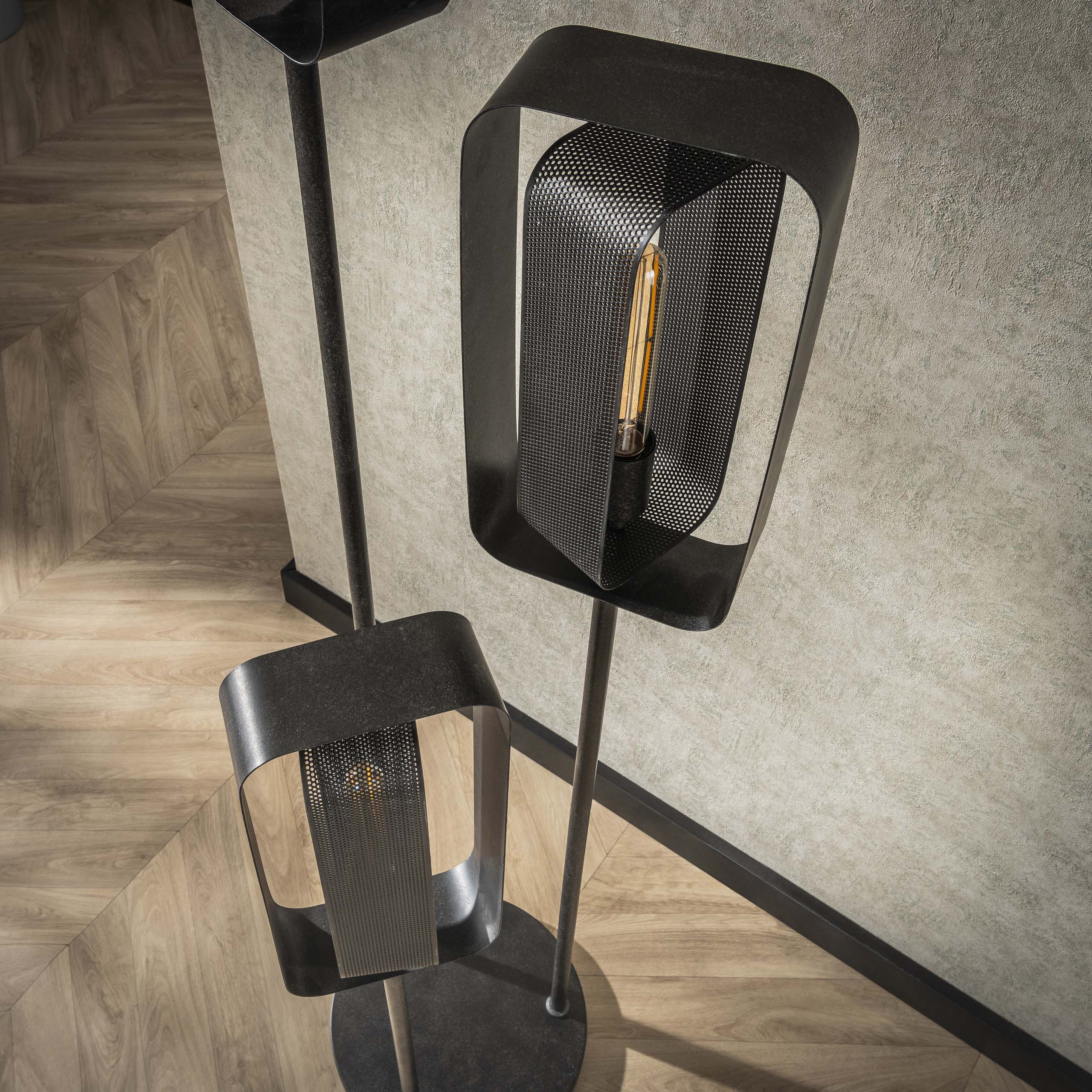 Vloerlamp Mesh Rotate 3L