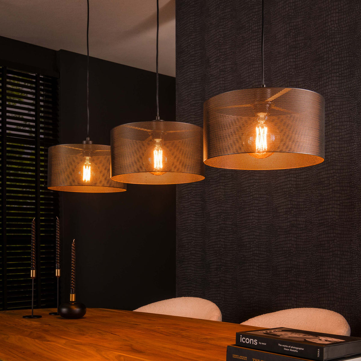 Hanglamp Mesh Round 3L - foto 6