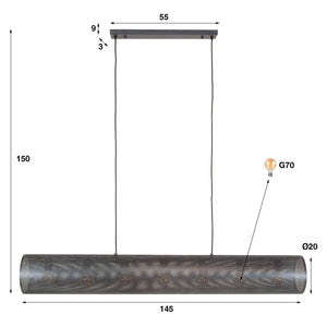 Hanglamp Tubon Mesh 7L