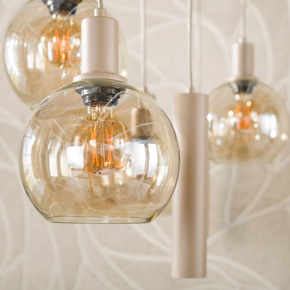 Hängelampe Sfera Tricolore 4+3L