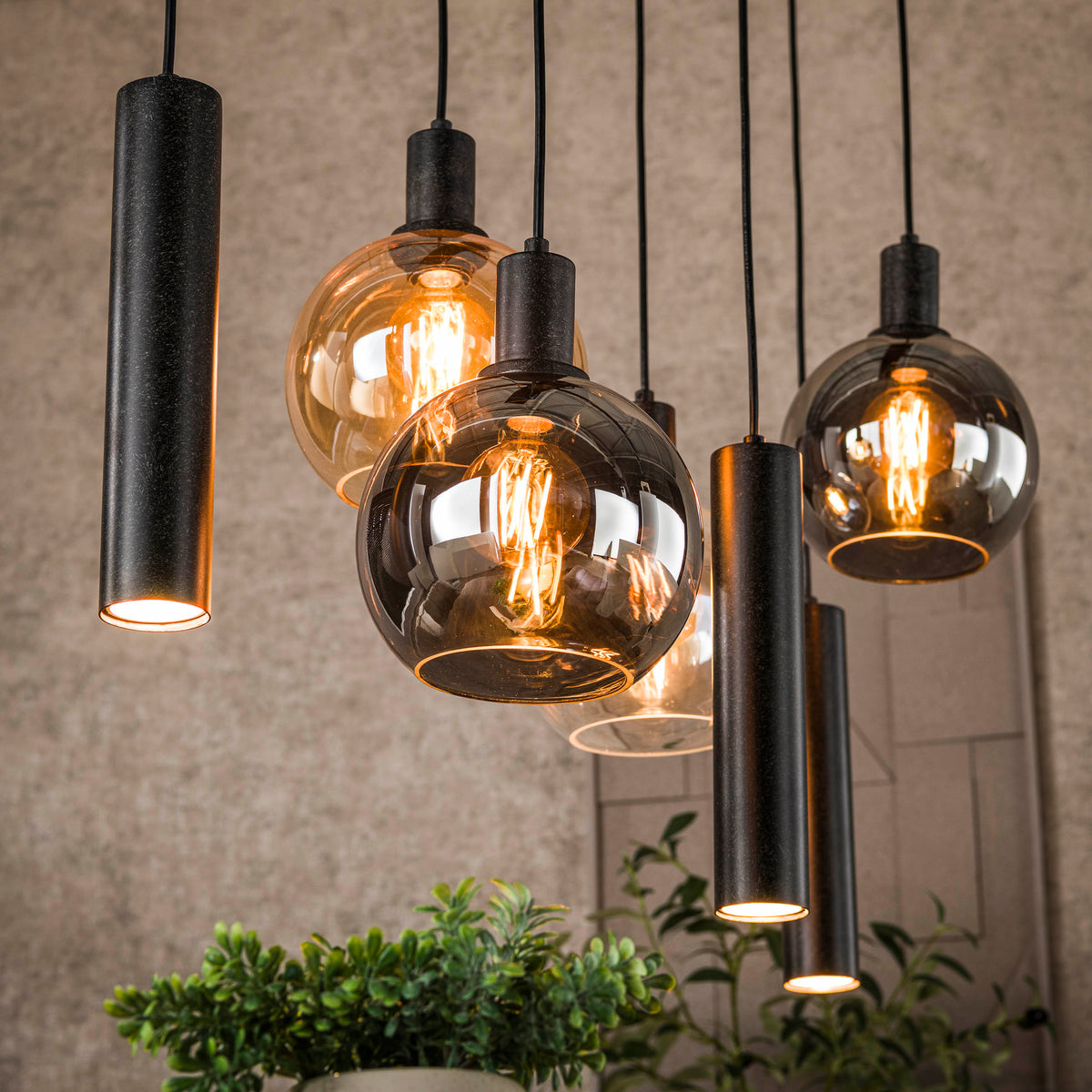 Hanglamp Sfera Tricolore 4+3L - foto 9