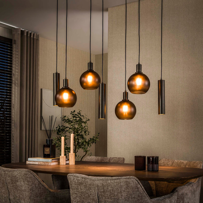 Hanglamp Sfera Tricolore 4+3L